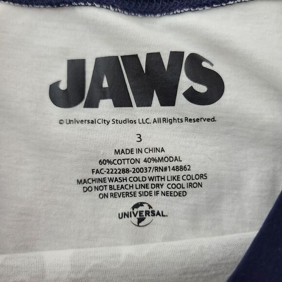 Jaws Universal Studios baseball t-shirt Size 3x Unisex - Picture 4 of 6